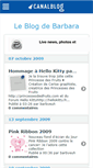 Mobile Screenshot of barbyeuh.canalblog.com