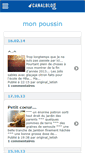 Mobile Screenshot of monpoussin.canalblog.com