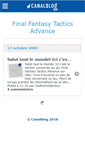Mobile Screenshot of fftacticsadvance.canalblog.com