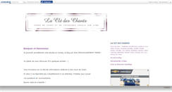 Desktop Screenshot of cledeschants.canalblog.com