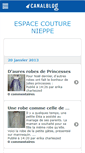 Mobile Screenshot of espacecouture.canalblog.com