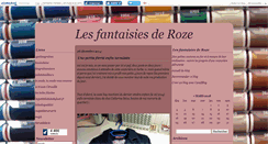 Desktop Screenshot of fantaisiesderoze.canalblog.com