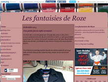 Tablet Screenshot of fantaisiesderoze.canalblog.com