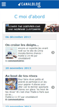 Mobile Screenshot of cmoidabord.canalblog.com