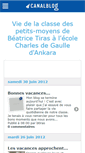 Mobile Screenshot of classebeatrice.canalblog.com