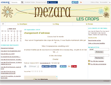 Tablet Screenshot of lescropsdemezara.canalblog.com