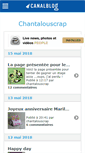 Mobile Screenshot of chantalouscrap.canalblog.com