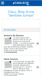 Mobile Screenshot of cilou38.canalblog.com