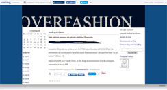 Desktop Screenshot of overfashion.canalblog.com