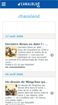 Mobile Screenshot of chaosland.canalblog.com