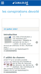 Mobile Screenshot of conspiration.canalblog.com