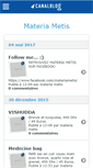 Mobile Screenshot of materiametis.canalblog.com