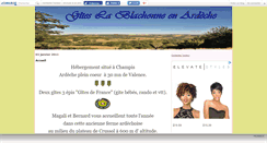 Desktop Screenshot of giteslablachonne.canalblog.com