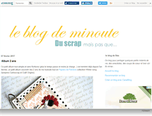 Tablet Screenshot of leblogdeminoute.canalblog.com