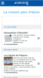 Mobile Screenshot of maisonpaindepice.canalblog.com