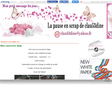 Tablet Screenshot of clau53dine.canalblog.com