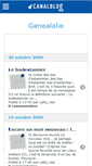 Mobile Screenshot of genealalie.canalblog.com