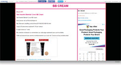 Desktop Screenshot of bbcream.canalblog.com