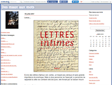 Tablet Screenshot of desmauxauxmots.canalblog.com