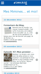 Mobile Screenshot of mesmiminesetmoi.canalblog.com