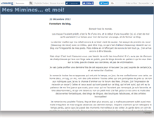 Tablet Screenshot of mesmiminesetmoi.canalblog.com