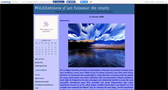 Desktop Screenshot of faiseurdemots.canalblog.com