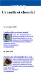 Mobile Screenshot of cannellechocolat.canalblog.com