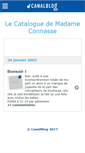 Mobile Screenshot of connassecatalogu.canalblog.com