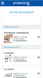 Mobile Screenshot of carreplongeant.canalblog.com