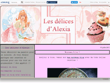 Tablet Screenshot of lesdelicesalexia.canalblog.com