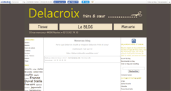 Desktop Screenshot of delacroixtissus.canalblog.com