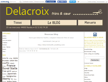 Tablet Screenshot of delacroixtissus.canalblog.com
