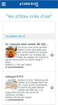 Mobile Screenshot of mesptitescrea.canalblog.com