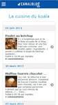 Mobile Screenshot of cuisinedukoala.canalblog.com