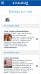 Mobile Screenshot of dansezsurmoi.canalblog.com