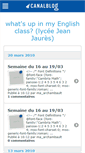 Mobile Screenshot of anglaisjaures.canalblog.com
