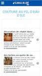 Mobile Screenshot of couturedeaudile.canalblog.com