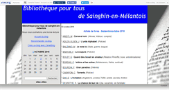 Desktop Screenshot of bibliosainghin.canalblog.com