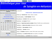 Tablet Screenshot of bibliosainghin.canalblog.com