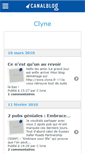 Mobile Screenshot of clyne.canalblog.com