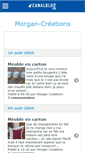 Mobile Screenshot of morgancreations.canalblog.com