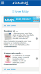 Mobile Screenshot of ilovekitty.canalblog.com