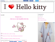 Tablet Screenshot of ilovekitty.canalblog.com