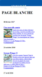 Mobile Screenshot of blanchespages.canalblog.com