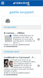 Mobile Screenshot of gaellesouppart2.canalblog.com
