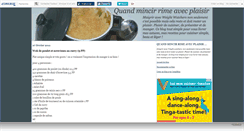 Desktop Screenshot of minciretplaisir.canalblog.com