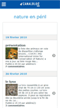 Mobile Screenshot of naturenperil.canalblog.com