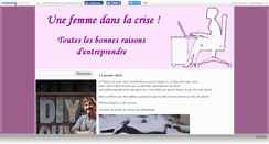 Desktop Screenshot of femmedanslacrise.canalblog.com