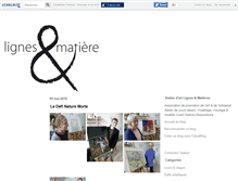 Tablet Screenshot of lignesetmatiere.canalblog.com