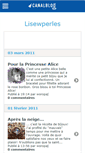 Mobile Screenshot of lisewperles.canalblog.com